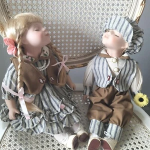 THE PRINCESS COLLECTION®BAMBOLE da COLLEZIONE♣PORCELAIN DOLL♣NUOVA LUI&LEI - Foto 1 di 8