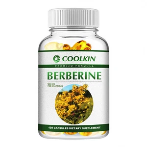 Berberine Capsules - Healthy Cholesterol, Anti-inflammatory, Blood Sugar Support - Picture 1 of 13