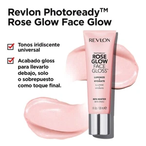2x Revlon PHOTOREADY Rose Glow Face Gloss Luminize + Hydrate PRIMER 001 30ML - Picture 1 of 1