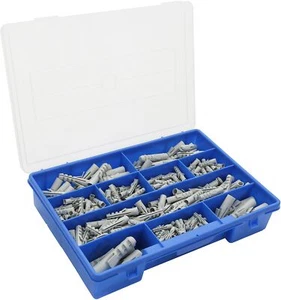 Tornillos Alce PROFESIONAL CLAVIJA nylon maleta surtido, 462 piezas, 50100001 - Imagen 1 de 3