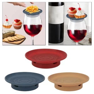 Glass Topper Charcuterie Plate Cup Drain Pad for Parties Coffee Mug Cookies - Picture 1 of 20