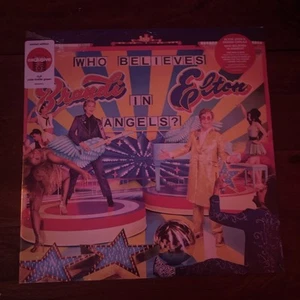 Elton John Brandi Carlile Who Believes In Angels Coke Bottle Green Vinyl LP - Picture 1 of 2