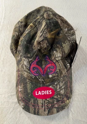 REALTREE PINK ASTLER LOGO Sombrero Camuflaje Gorra Ajustable con Logo Rosa Nuevo Con Etiquetas Nuevo Foto 1 de 4