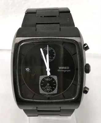 Wired 7T94-0BD0 Quartz Watch 37mm Blue Dial Unisex Used - Image 1 of 4