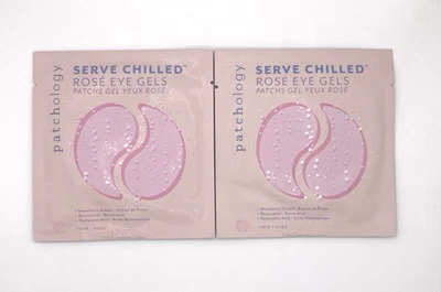 Patchology Serve Chilled Rosé Eye Gels x 2 Pairs ~ NEW - Image 1 of 4