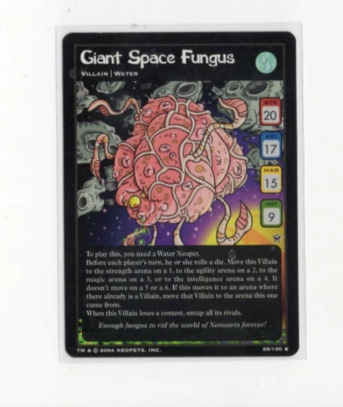 Neopets TCG Return of Dr. Sloth - Giant Space Fungus 28/100 - Image 1 of 1