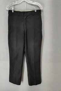 Dickies 874 Pants Mens 30x32 Black Original Fit Workwear Uniform Straight Leg - Picture 1 of 20