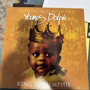 Young Dolph - King Of Memphis LP - Paper Route Empire Gold Wax NM gatefold rare! - Picture 1 of 6