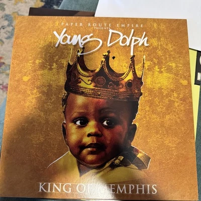 Young Dolph - King Of Memphis LP - Paper Route Empire Gold Wax NM gatefold rare! - Image 1 of 4