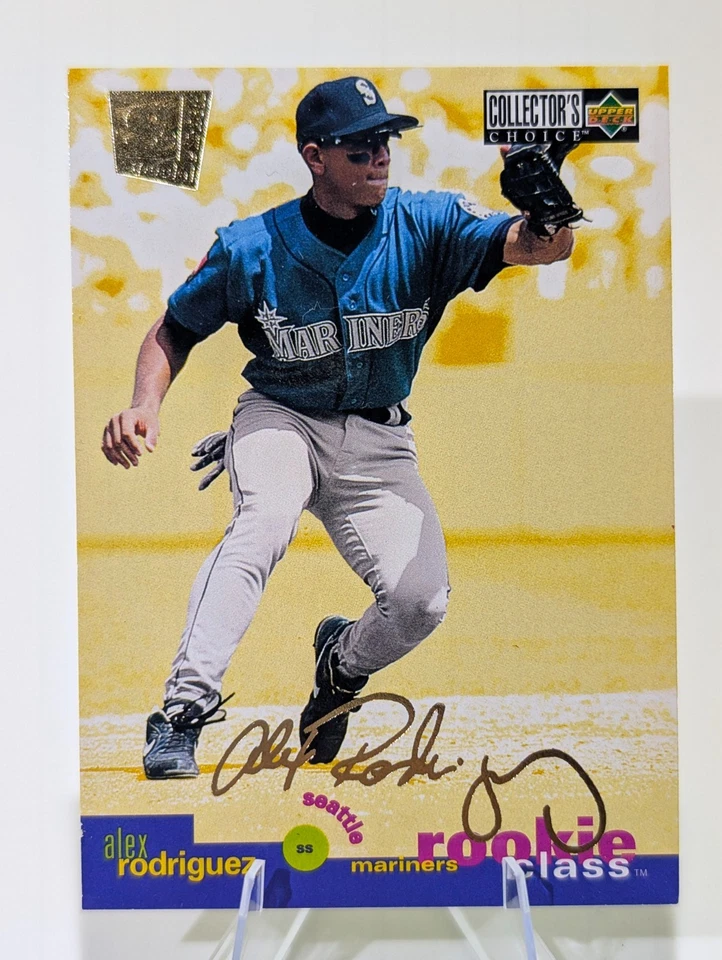 1994 Collector's Choice Special Edition Alex Rodriguez #1 Gold Signature Rookie - Image 1 of 4