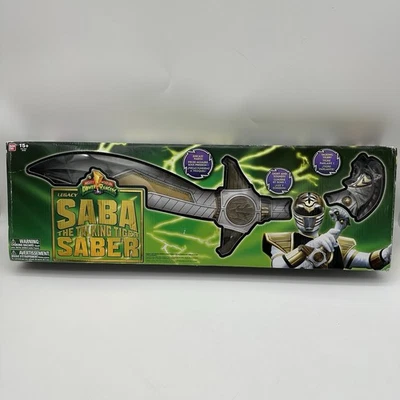 Mighty Morphin Power Rangers Legacy White Ranger Saba Sword -Bandai NEW OPEN BOX - Image 1 of 4