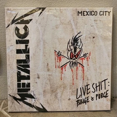 Metallica "Live Shit Binge & Purge" 4 LP Color Vinyl Box Set NEW Mexico City - Image 1 of 4