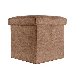 Sitzhocker Faltbar 30x30x30 cm Sitzwürfel Aufbewahrungsbox Stauraum Fußhocker - Bild 1 von 37