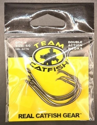 Team Catfish 双动作圆钩 尺寸 5/0-全新 — 第 1/2 张图片