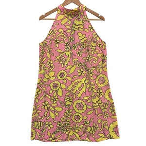 Vestido sin mangas Class Roberto Cavalli estampado rosa talla 44 EE. UU. 8 mujeres - Imagen 1 de 9