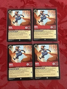 4x Disney Lorcana Fabled - Raya - Headstrong - 127/204 x4 - Imagen 1 de 7