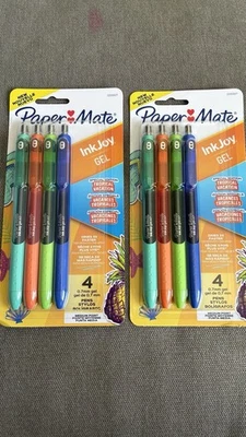 Bolígrafos de gel Paper Mate InkJoy, colores tropicales de vacaciones, medianos (0,7 mm) 4 unidades Foto 1 de 4