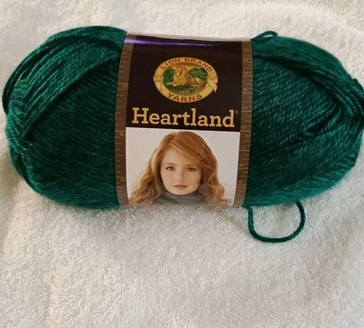  Lion Brand Yarn Heartland. 100% Acrylic 171 Cuyahoga Valley 5oz 251 Yds - Image 1 of 3