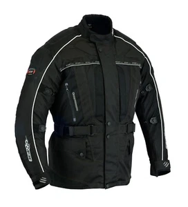 Motorbike Motorcycle Jacket Waterproof Touring Textile Cordura Jackets CE Armour - Picture 1 of 11