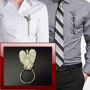 Broche alfiler de peltre Guardian Angel Gapkr soporte de aro para gafas, bolígrafo - Imagen 1 de 1