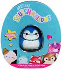 Squishmallows Micro Plush Babs Bluejay Collector's Tin Pin Trading Cards
