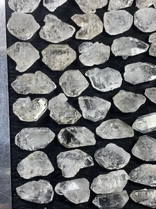 1000 Carats Diamond Quartz Crystals Lot of 59 Pieces for Wire Wraping. - Picture 1 of 8