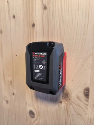 Würth 12V M-Cube Akkuwandhalter, 3D Drucker, Artikel Nr. WHW12VMC - Bild 1 von 3