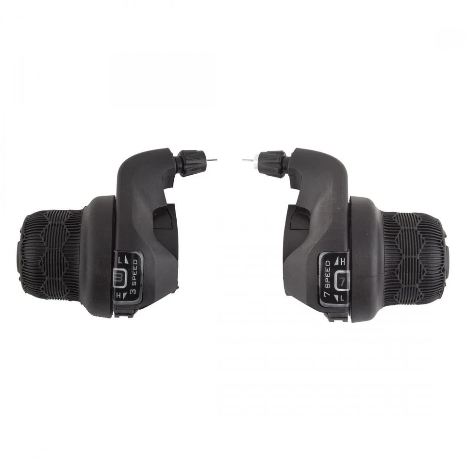 SUNLITE BIKE BICYCLE SHIFTER HB TWIST TS-7 INDEX 3x7 LEFT & RIGHT - Image 1 of 1