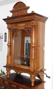Gold Geldanlage Musikautomat Polyphon 8 Platten 62,5cm music box 8 discs 24 1/2" - Bild 1 von 24