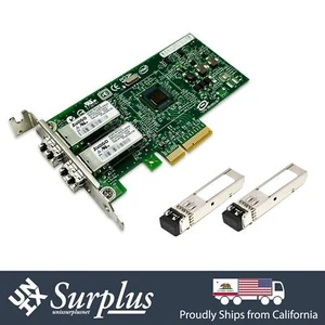 1Gb Fibre Channel Intel Dual Port PRO/1000 PF Server Network Adapter Yottamark - Picture 1 of 5