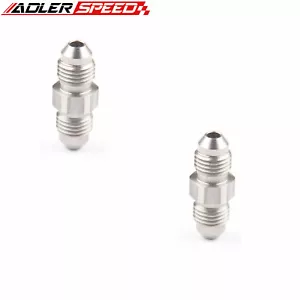 US SHIP AN3 To 3AN/ AN4 to 4AN / 8AN to 8AN SS Male Flare Union Fitting Adapter - Foto 1 di 12