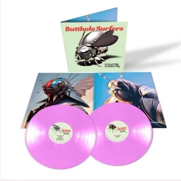 Butthole Surfers – Live At The Leather Fly - Pink 2 x LP Vinyl Records 12" - NEW - Image 1 of 1