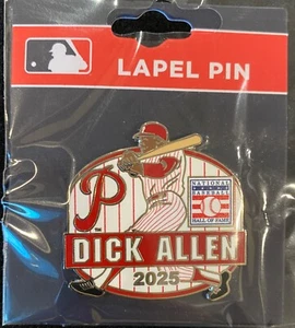 DICK ALLEN PHILADELPHIA PHILLIES HALL OF FAME INDUCTION 2025 LAPEL PIN - Picture 1 of 3