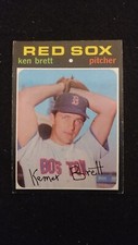 1971 Topps baseball card # 89 Ken Brett  ( VERY GOOD  CONDITION )