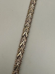 Sterling Silver 925 5mm Riccio Link Bracelet 7" Long 10.3 Grams - Picture 1 of 4