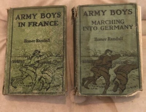 Army Boys In France & Army Boys Marching Into Germany c 1918 - Imagen 1 de 7