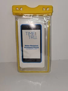 Time und TRU gelb wasserdicht Zubehör/Handytasche mit Riemen & Schlüsselring - Bild 1 von 2