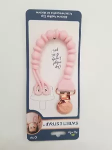 Itzy Ritzy Pink Sweetie Pacifier Strap - Picture 1 of 2