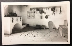 Governor's Palace San Antonio Texas RPPC DOPS Küche - Bild 1 von 2