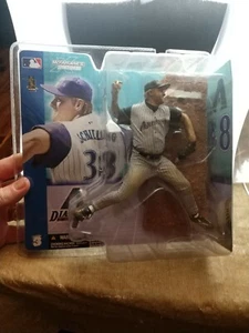 Camiseta deportiva gris variante Curt Schilling McFarlane MLB Series 3 2002 Diamondbacks - Imagen 1 de 6