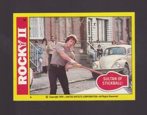 1979 Topps Rocky II Sultan of Stickball #4