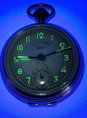 Reloj Bolsillo Alarma Emes Vintage 52 mm Bonito Estuche Trasero Bisagras Piezas Reparación  Foto 1 de 4