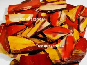 1250 Crt SUPERB NATURAL RED YELLOW MOOKAITE JASPER ROCK ROUGH SLAB TILE GEMSTONE - Picture 1 of 9