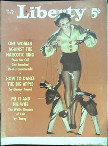 Liberty Magazine February 19, 1938 Robert G. Harris Cover, Complete Magazine! - Picture 1 of 1