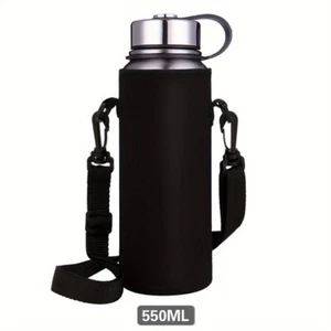 Water Bottle Sleeve Cup Sleeve Holder Carrier with Strap for Camping Travelling - Picture 1 of 12