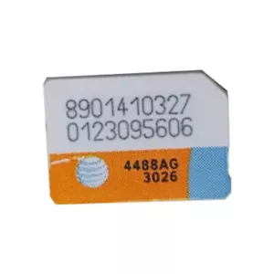 AT&T Nano-SIM 4FF 3G/4G/LTE - NEW - GSM Prepaid or Postpaid - Picture 1 of 1