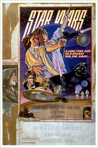 Star Wars: Episode IV - A New Hope - Movie Poster (Style D) (Size: 27 X 40") - Picture 1 of 6