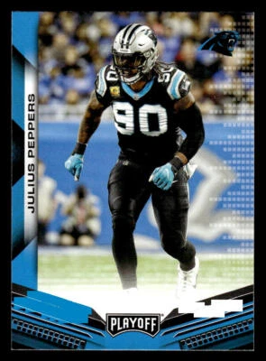 2019 Panini Playoff #162 Julius Peppers Card Carolina Panthers - Image 1 of 2