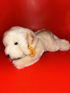 STEIFF Welpe Hund Germany "LUCA LABRADOR" Plüschtier Stofftier 10 Zoll - creme / RAR - Bild 1 von 18