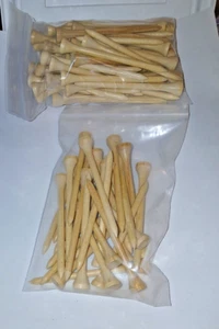 New 3 1/4" Wood Lot of 215 Brown and Red New - Picture 1 of 7